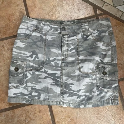 Route 66 Mini camo cargo skort with pockets #Y2K #grunge size 8 women Foto 1 de 4