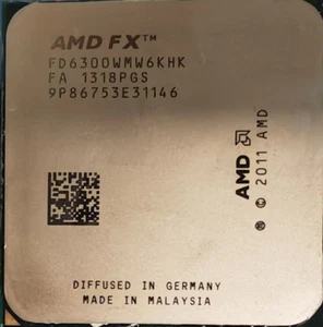 Zócalo CPU AMD FX Series FX-6300 (6x 3,50 GHz) FD6300WMW6KHK AM3+ - Imagen 1 de 2