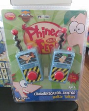 Phineas & Ferb Communicator-inator Walkie Talkies NEW IN PACKAGE
