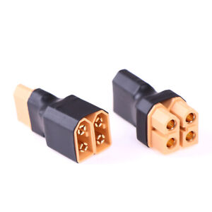 1/2pcs XT60 Parallel Adapter Converter Connector Cable Lipo Battery Harness P SZ