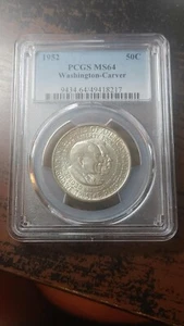 1952 Silver Washington Carver Half Dollar 50C PCGS MS64                     4439 - Picture 1 of 4