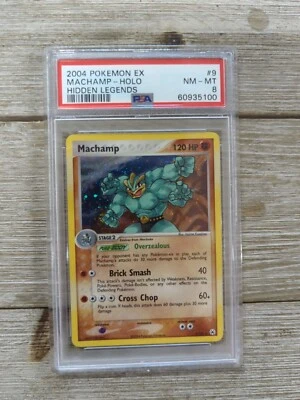 PSA 8 Graded 2004 Pokemon EX Machamp - Holo Hidden Legends #9 - Image 1 of 2