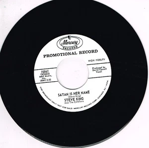 STEVE KING - SATAN IS HER NAME / LONG LONELY ROAD (RnB - Rockin' STROLLER) Repro - Imagen 1 de 2