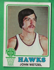 1973-74 TOPPS BASKETBALL CARD #72 JOHN WETZEL EX - Picture 1 of 1
