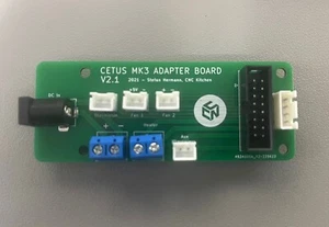 Cetus MK3 To Mellow Fly Adapter board CNC Kitchen Upgrade 3d Printer - Afbeelding 1 van 1