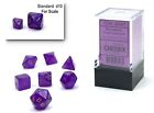Chessex Dice Set ? 10Mm Borealis Purple/Gold Luminary Polyhedral Dic (Us Import)