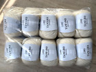 1000 g TAMARO Lang Yarns Wolle 100 % Merino extrafeine Fb. 01 Weiß Schnee