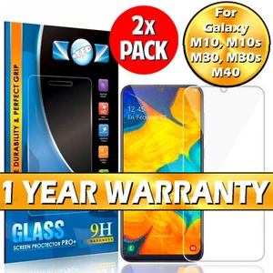 For Samsung Galaxy M10 M11 M21 M30 M31s Tempered Glass Screen Protector - Picture 1 of 63