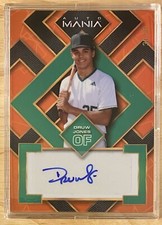 Druw Jones 2023 Wild Card AutoMania Orange Prospect Auto SP /50 DIAMONDBACKS