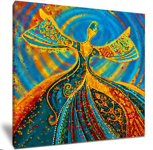 Joyous Lady HD Framed Canvas Wall Art Picture Print