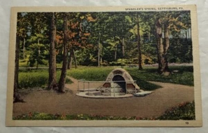 Sprangler's Spring, Gettysburg, PA. Postcard (B3) - Imagen 1 de 2
