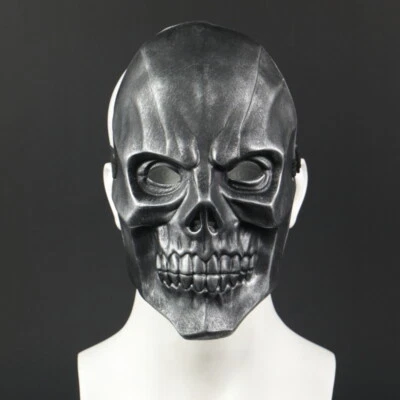 Cosplay Birds of Prey Harley Quinn Black Mask Batman Enemy Skull Mask Halloween - Image 1 of 4