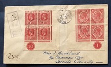 ST. LUCIA BUSTA 1926 R 2 QUARTINE N.79 1d . ADF CON Ni. TAV. 1 E 10 IN CERCHIO