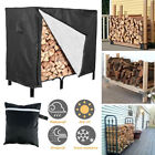 Outdoor Brennholz Log Aufbewahrung Gestell Abdeckung Wasser & Schnee Schutz 123*65*110cm`
