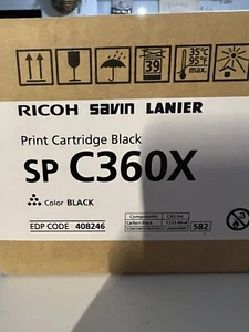 SP C360X Ricon Savin Lanier Druckerpatrone schwarz  - Bild 1 von 2