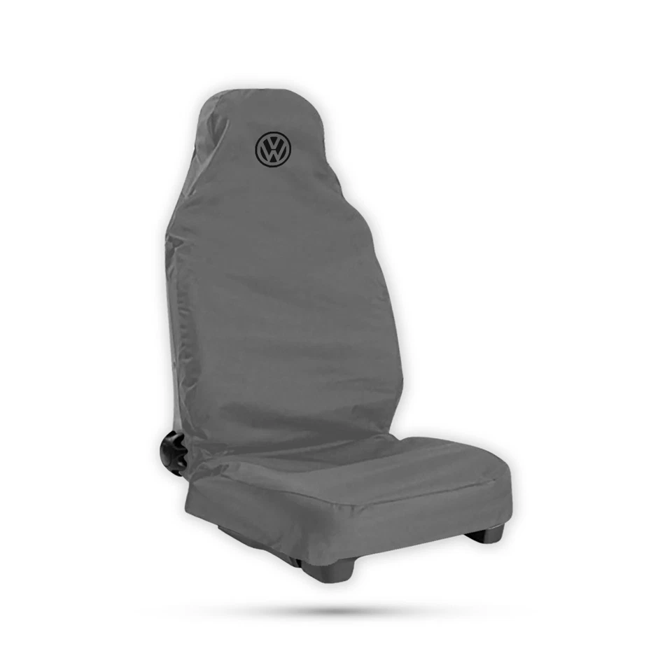 Para Volkswagen VW Caddy Van 2004- 1x Cubierta de asiento de alta resistencia Gris Impermeable Negro Foto 1 de 1