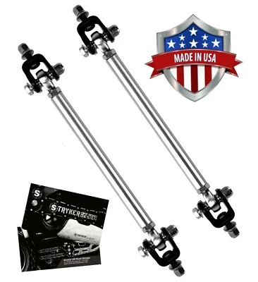 Eslabones finales de barra estabilizadora de elevación de 9" a 10" para Ford F250/F350/F450/F550 Super Duty 17-23 Foto 1 de 4