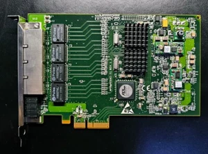 SILICOM PEG4I-RoHS QUAD PORT GIGABIT COPPER ETHERNET PCI-E SERVER ADAPTER - Bild 1 von 5