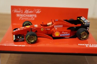 MINICHAMPS /F1 1996 FERRARI F310 #2 - EDDIE IRVINE - 1/43 SCALE MODEL CAR - Image 1 of 4