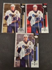 1997-98 UPPER DECK UD BLACK DIAMOND CHRIS PRONGER #83 BASE RED GOLD 3 CARD LOT