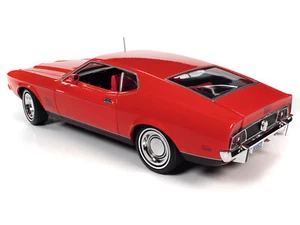1971 FORD MUSTANG MACH 1 RED JAMES BOND "DIAMONDS ARE FOREVER" 1/18 CAR AWSS126 - Picture 1 of 10