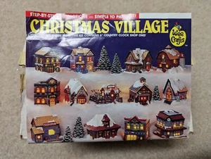 New Wee Craft Christmas Village 6” Country School House Lights Up - Picture 1 of 2