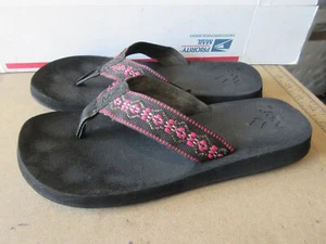 Women's REEF flip flop thong sandals, W 10 - (O 355c) - Picture 1 of 4