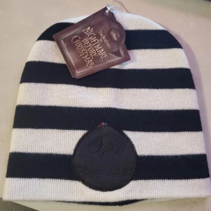 Sin usar en paquete - Sombrero tejido a rayas lentejuelas pesadilla antes de Navidad / talla única se adapta a la mayoría - Imagen 1 de 8
