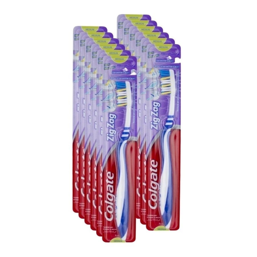 Colgate ZigZag Plus Zahnbürste Medium 12er Pack