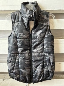 New Directions~Women's Medium~Desert Camo Zip-Up Quilted Puffer Vest~NWT - Picture 1 of 14