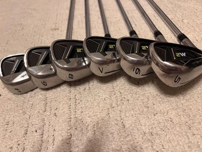 TaylorMade M2 2017 Iron Set 6pcs 5-PW REAX Steel 90 Flex S Left-Handed - Image 1 of 4