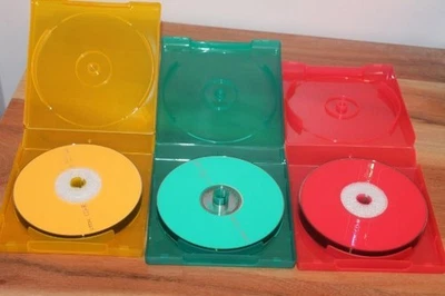 TDK 25 Total CD-R Color 80 minutos 700 MB Snap N' Save Case lote de 3  Foto 1 de 4