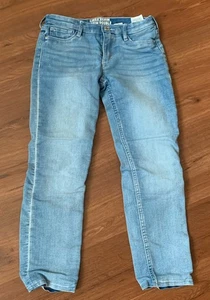 H&M gefütterte Jeanshose Mädchen Größe 8-9Y gebraucht, in einwandfreiem Zustand - Bild 1 von 3