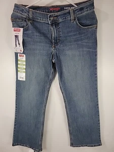 Wrangler Classic Boot Blue Denim Jeans - Size 12 Husky - Picture 1 of 7