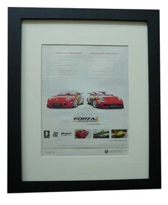 FORZA 2+XBOX 360+POSTER+ANZEIGE+KLASSIKER GERAHMT SELTEN ORIGINAL 2007+EXPRESS WELTVERSAND - Bild 1 von 8