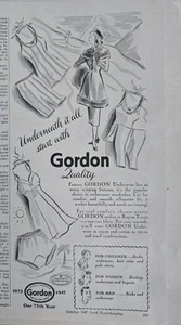 1947 Damen Slip Herren Jungen Mädchen Unterwäsche Vintage Mode Werbung - Bild 1 von 1