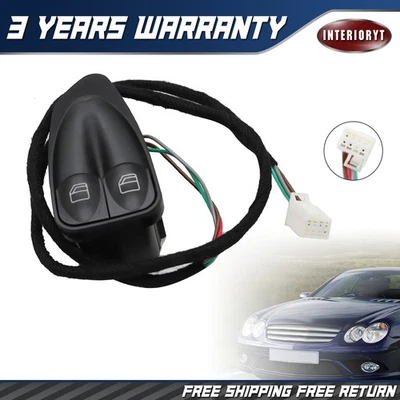 2308211351 Interruptor de ventana eléctrica izquierda para Mercedes-Benz R230 Clase SL SL500 SL550 Foto 1 de 4