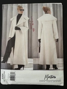 1540 Vogue CLAUDE MONTANA Paris Original COAT Sewing Pattern Size 12 14 16 UC - Picture 1 of 2