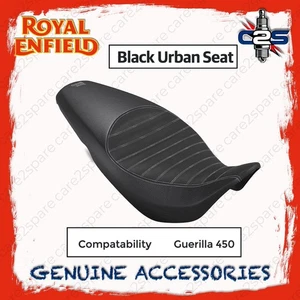 Asiento urbano negro genuino para Royal Enfield Guerilla 450 KXA00474 - Imagen 1 de 7