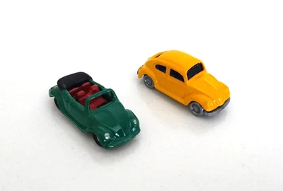 Лот из 2 Volkswagen VW Beetle - масштаб N 1:160 - Изображение 1 из 4
