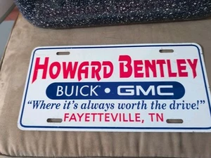 Howard Bentley Buick GMC Fayetteville TN Händler Nummernschild - Bild 1 von 2