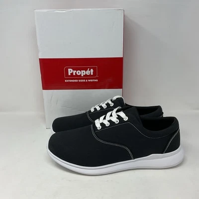 Zapatos para caminar Propet Flicker cómodos negros para mujer talla 11M Foto 1 de 4