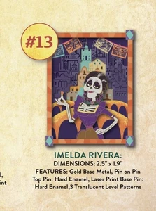 Spilla Destinazione D23 2025 Walt Disney Company Store LE 300 Coco Imelda Rivera - Foto 1 di 1