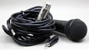 RADIO SHACK 33-3004 UNIDIRECTIONAL DYNAMIC MICROPHONE 600 Ohm XLR-3-in w/1/4" - Picture 1 of 5