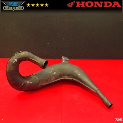 ПОДЛИННЫЙ OEM 1994 HONDA CR80R ВЫХЛОПНОЙ КОЛЛЕКТОР ГОЛОВКА ТРУБЫ РАСШИРИТЕЛЬНАЯ КАМЕРА - Изображение 1 из 4
