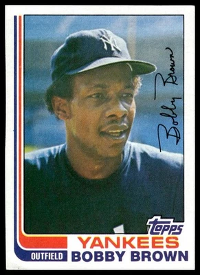 1982 Topps #791 Bobby Brown New York Yankees NM+ - Image 1 of 2