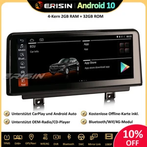 10.25"Android 10 Autoradio IPS DAB+GPS BMW 3er F30 F31 F34 4er F32 F33 F36 M3 M4 - Bild 1 von 12