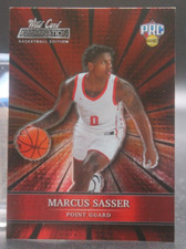 Marcus Sasser (Houston Cougars/RC) - 2022 Wild Card Red Parallel