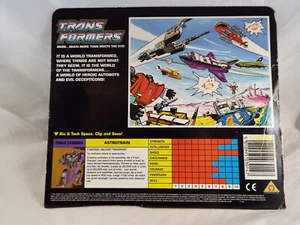 REPUESTOS TRANSFORMADORES GENERACIÓN 1, G1 DECEPTICON ASTROTRAIN ESPECIFICACIONES TÉCNICAS - Imagen 1 de 1