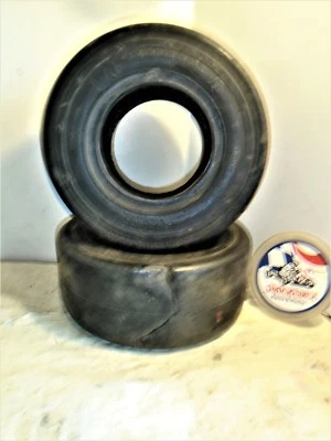 ВИНТАЖНЫЕ ГОНОЧНЫЕ ШИНЫ GO KART CARLISLE INDIAN HEAD 3,40/3,00-5 ДЮЙМОВ ДЕТАЛЬ ДЛЯ ТЕЛЕЖКИ X2 - Изображение 1 из 4
